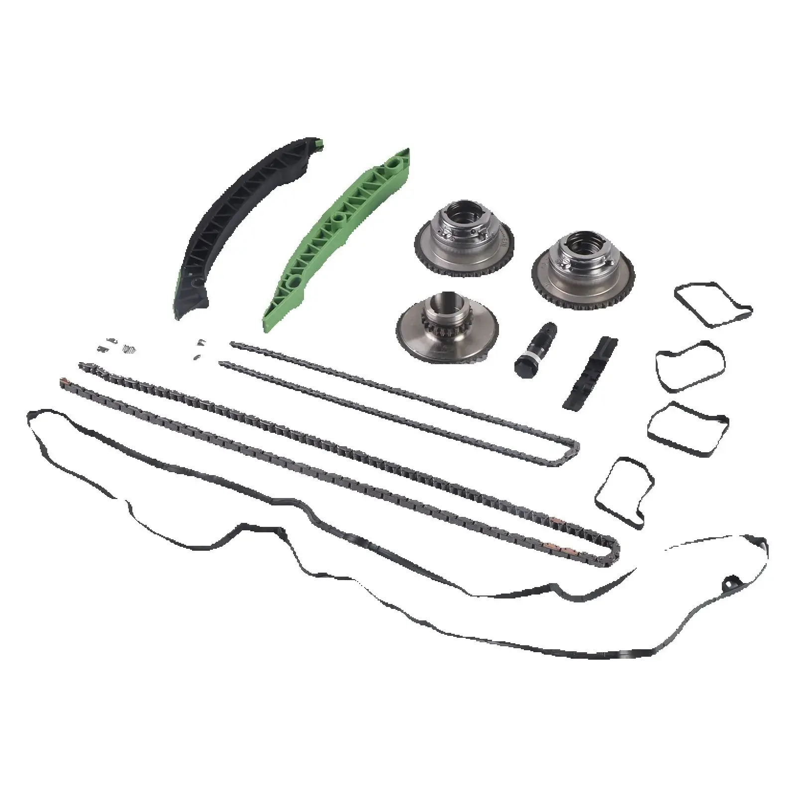 Timing Chain Camshaft Adjuster Kit 2710501500 2710501400 For 2007-2014 Mercedes-Benz C-Class E-Class SLK M271 Engine
Timing Chain Camshaft Adjuster Kit 2710501500 2710501400 For 2007-2014 Mercedes-Benz C-Class E-Class SLK M271 Engine