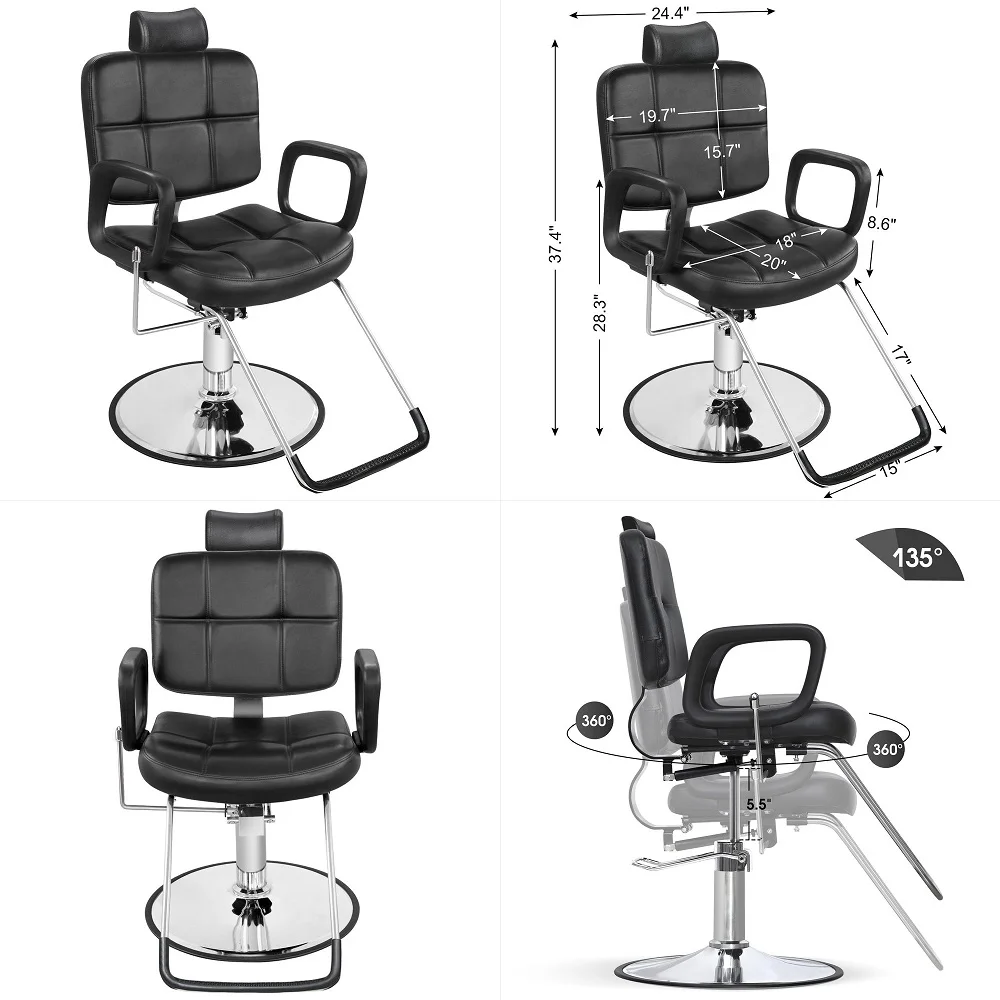 Olivia Professional Styling Chair with High Density Foam Cushions and Steel Construction for Hair Cutting, Styling, and Perming
Olivia Professional Styling Chair with High Density Foam Cushions and Steel Construction for Hair Cutting, Styling, and Perming