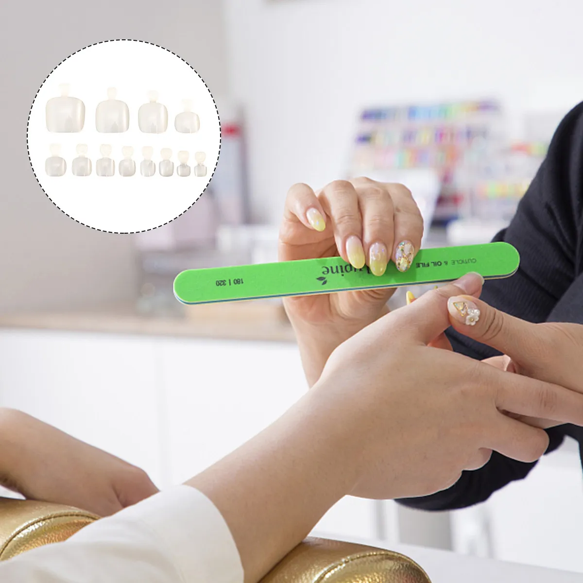 600 шт. искусственных накладных ногтей для педикюра, полное покрытие, для нанесения клея, материалы для DIY педикюра, искусственные типсы для ногтей
600 шт. искусственных накладных ногтей для педикюра, полное покрытие, для нанесения клея, материалы для DIY педикюра, искусственные типсы для ногтей