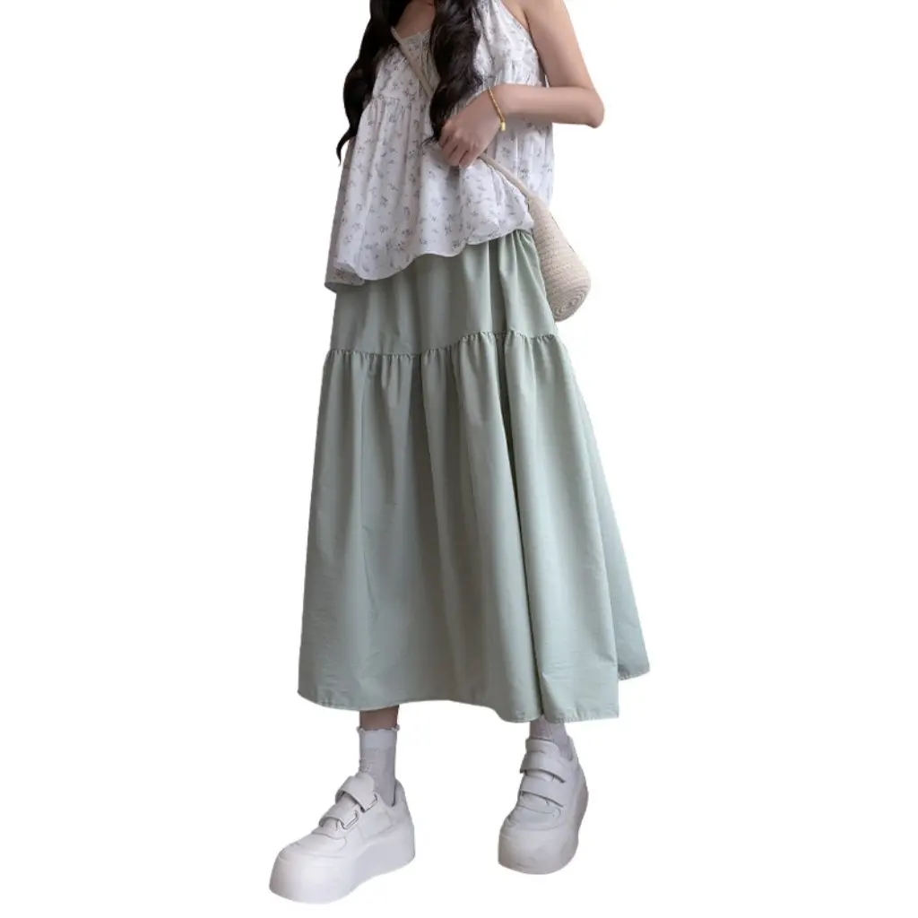 Yamamoto Women's High Waist A-Line Skirt Spring Summer New Hip Covering Mid-Length Gentle Wind Dipped Umbrella Skirt
Yamamoto Women's High Waist A-Line Skirt Spring Summer New Hip Covering Mid-Length Gentle Wind Dipped Umbrella Skirt
