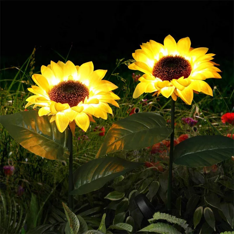 LED Solar Sunflower Outdoor Lawn Light IP65 Waterproof Pathway Yard Wedding Holiday Garden Decoration Solar Flowers Lamp
LED Solar Sunflower Outdoor Lawn Light IP65 Waterproof Pathway Yard Wedding Holiday Garden Decoration Solar Flowers Lamp