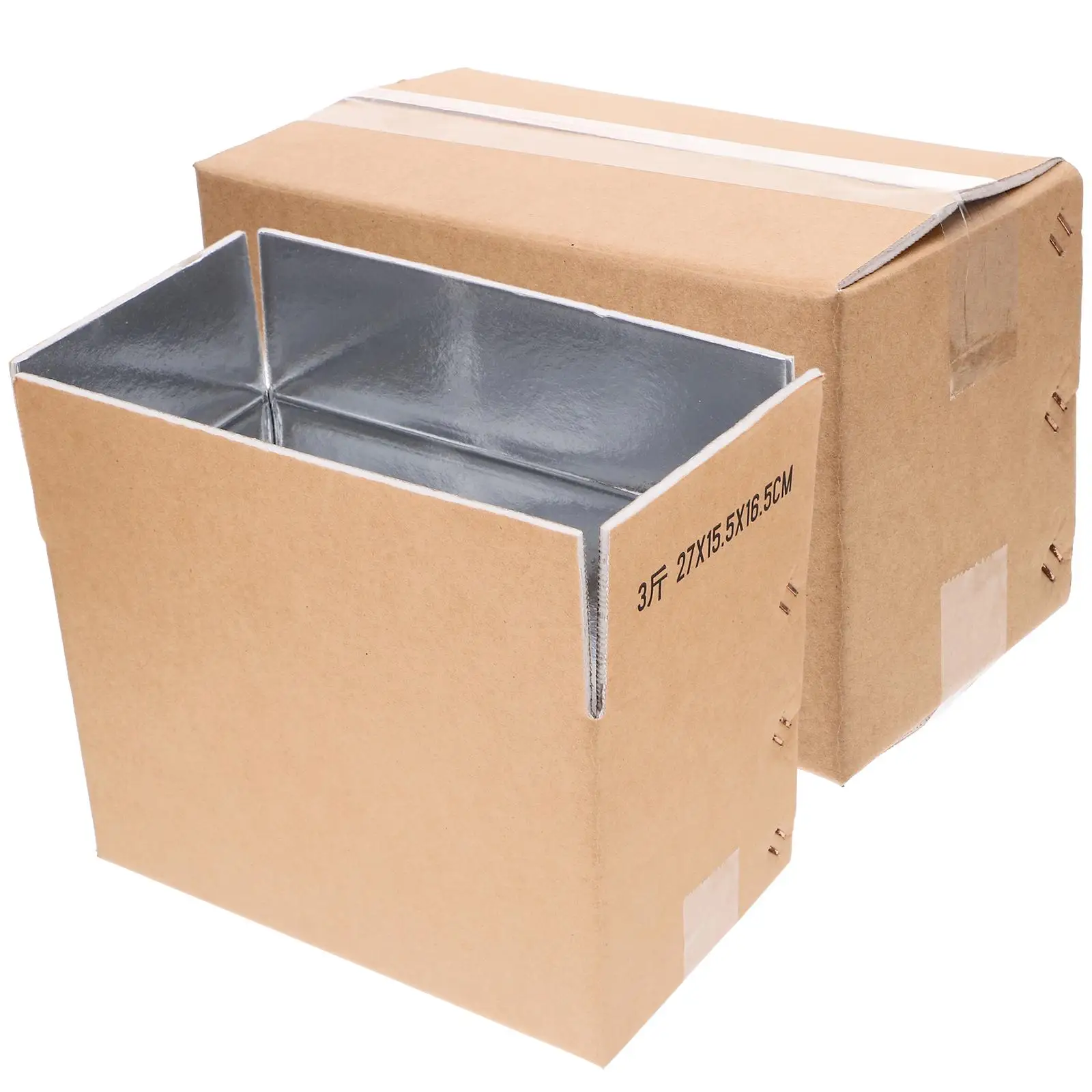 2 Pcs Food Transport Refrigerated Box Aluminum Foil Insulated Boxes for Cold Shipping
2 Pcs Food Transport Refrigerated Box Aluminum Foil Insulated Boxes for Cold Shipping