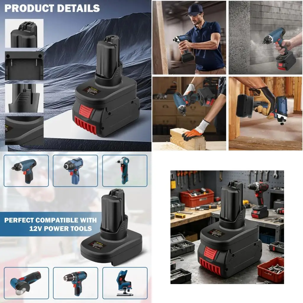 Convenient 18V To 12V Power Tool Adapter Provide Stable Current Output Power Tool Battery Converters For Various Devices high
Convenient 18V To 12V Power Tool Adapter Provide Stable Current Output Power Tool Battery Converters For Various Devices high