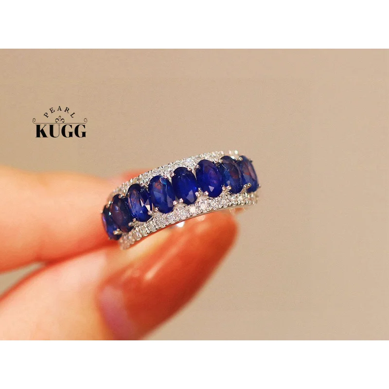 KUGG 100% кольца из белого золота 18 карат, роскошный модный дизайн, блестящий бриллиант, натуральный сапфир, кольцо с драгоценным камнем для женщин, ювелирные изделия для вечеринок
KUGG 100% кольца из белого золота 18 карат, роскошный модный дизайн, блестящий бриллиант, натуральный сапфир, кольцо с драгоценным камнем для женщин, ювелирные изделия для вечеринок