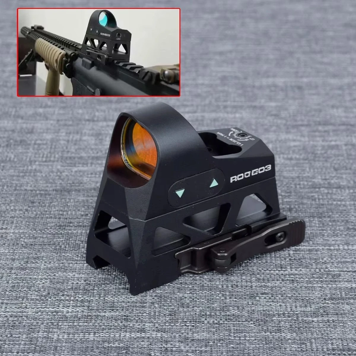 Tactical Rom*o3 Red Dot Sight 1x25 Reflector Sight Is Suitable For 20mm Picatinny QD-Mounted Rifle Carbine Hunting
Tactical Rom*o3 Red Dot Sight 1x25 Reflector Sight Is Suitable For 20mm Picatinny QD-Mounted Rifle Carbine Hunting