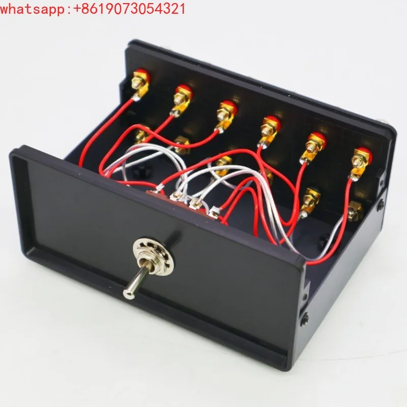HIFI speaker switcher switch, high current version, audio equipment 2 in and 1 out, audio PK sound quality power amplifier
HIFI speaker switcher switch, high current version, audio equipment 2 in and 1 out, audio PK sound quality power amplifier