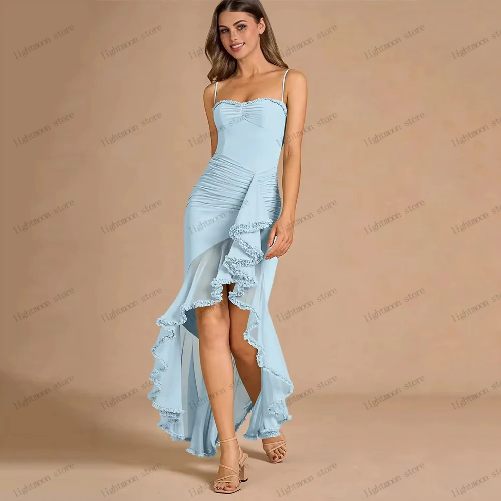 Modern Evening Dresses Charming Prom Dress Sexy Sleeveless Backless Robes For Formal Party Graceful Vestidos De Gala Customized
Modern Evening Dresses Charming Prom Dress Sexy Sleeveless Backless Robes For Formal Party Graceful Vestidos De Gala Customized