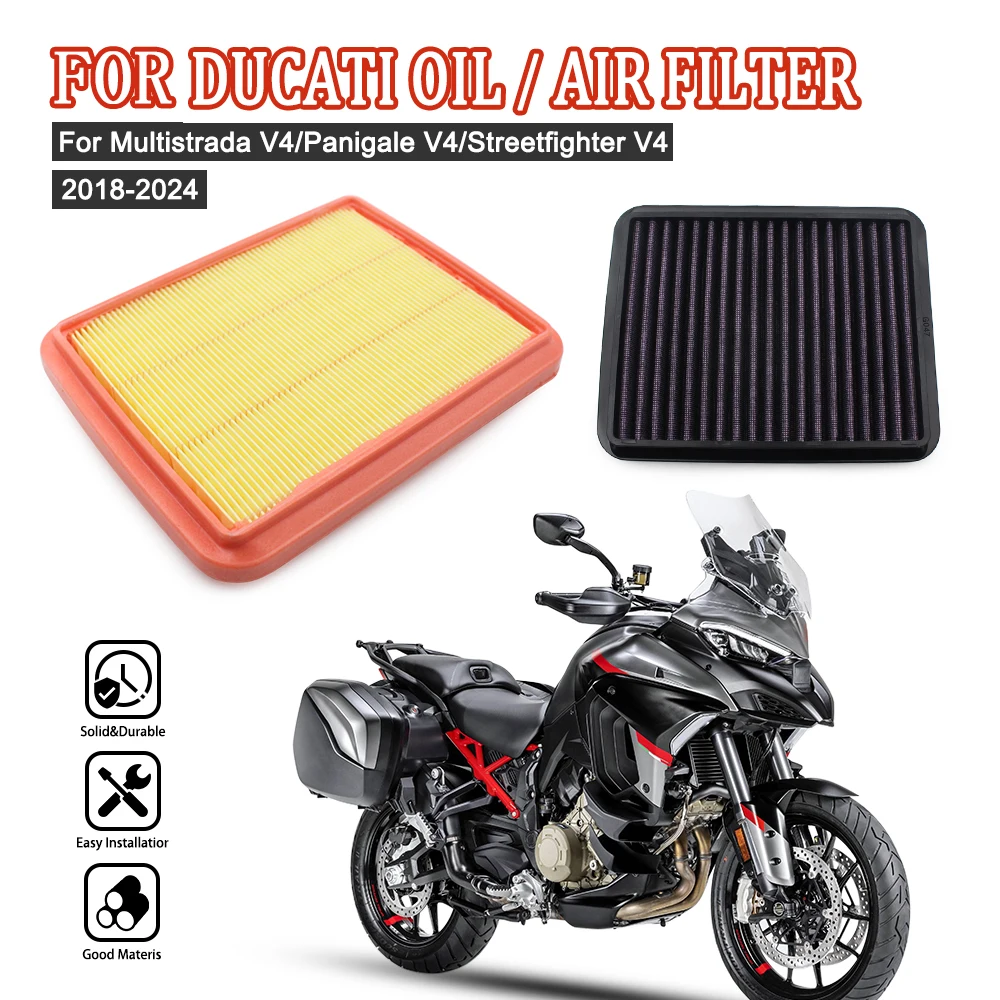 For DUCATI 1100 Multistrada V4S 2021-2024 Streetfighter V4 2020-2024 Panigale V4 2018-2024 Motorcycle Air Intake Filter Cleaner
For DUCATI 1100 Multistrada V4S 2021-2024 Streetfighter V4 2020-2024 Panigale V4 2018-2024 Motorcycle Air Intake Filter Cleaner