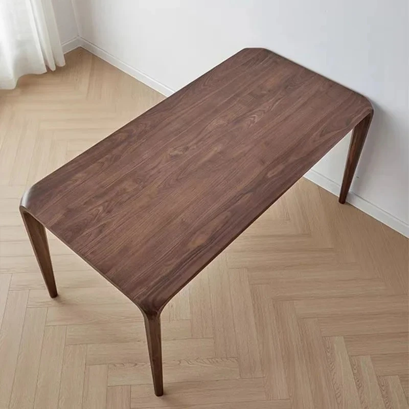 n Nordic style walnut dining table rectangular light luxury simple modern home use all-solid wood dining table n
n Nordic style walnut dining table rectangular light luxury simple modern home use all-solid wood dining table n