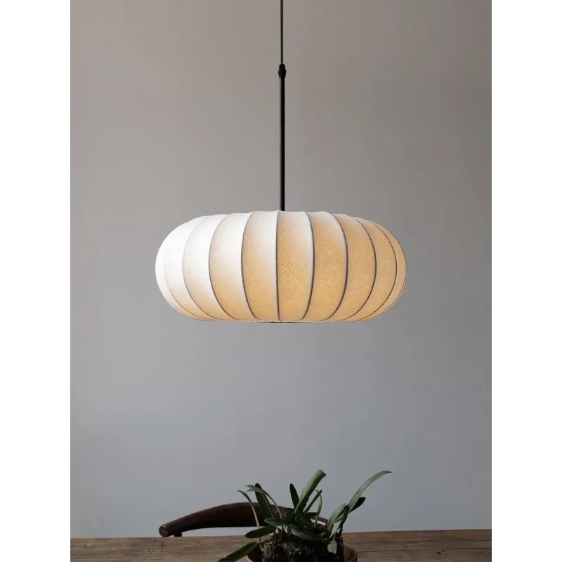 Japanese-style Silk Pumpkin Pendant Lamp Retro Wabi-sabi Dining Room Tea Room Hanging Lights Living Bedroom Warm Lighting
Japanese-style Silk Pumpkin Pendant Lamp Retro Wabi-sabi Dining Room Tea Room Hanging Lights Living Bedroom Warm Lighting