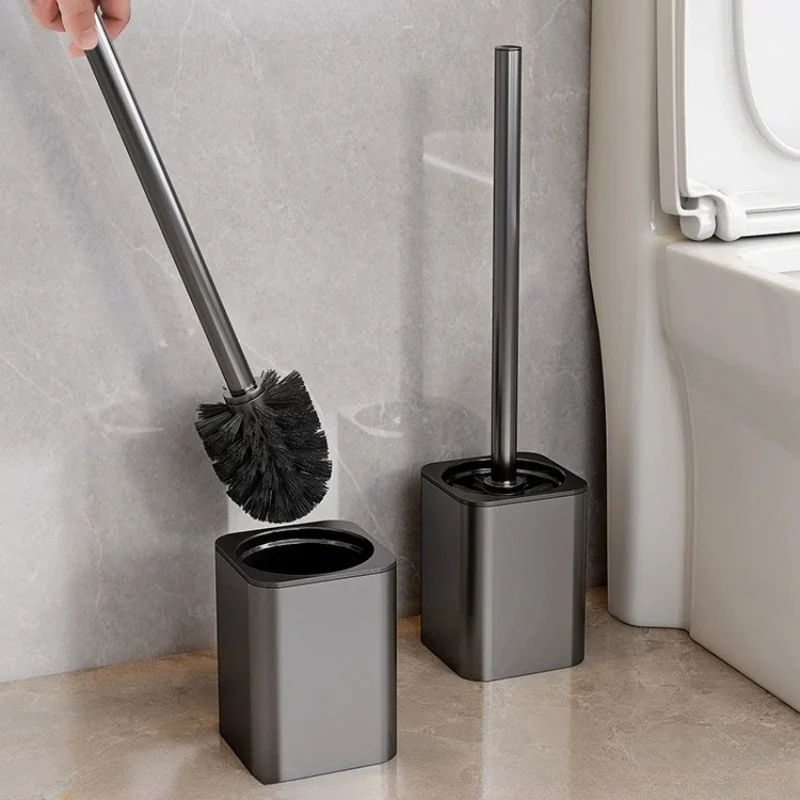 Luxury Toilet Brush Metal Shell Wall-Mounted Toilet Brush Holder No Dead Angle Cleaning Tools Bathroom Accessories Toilet paper
Luxury Toilet Brush Metal Shell Wall-Mounted Toilet Brush Holder No Dead Angle Cleaning Tools Bathroom Accessories Toilet paper