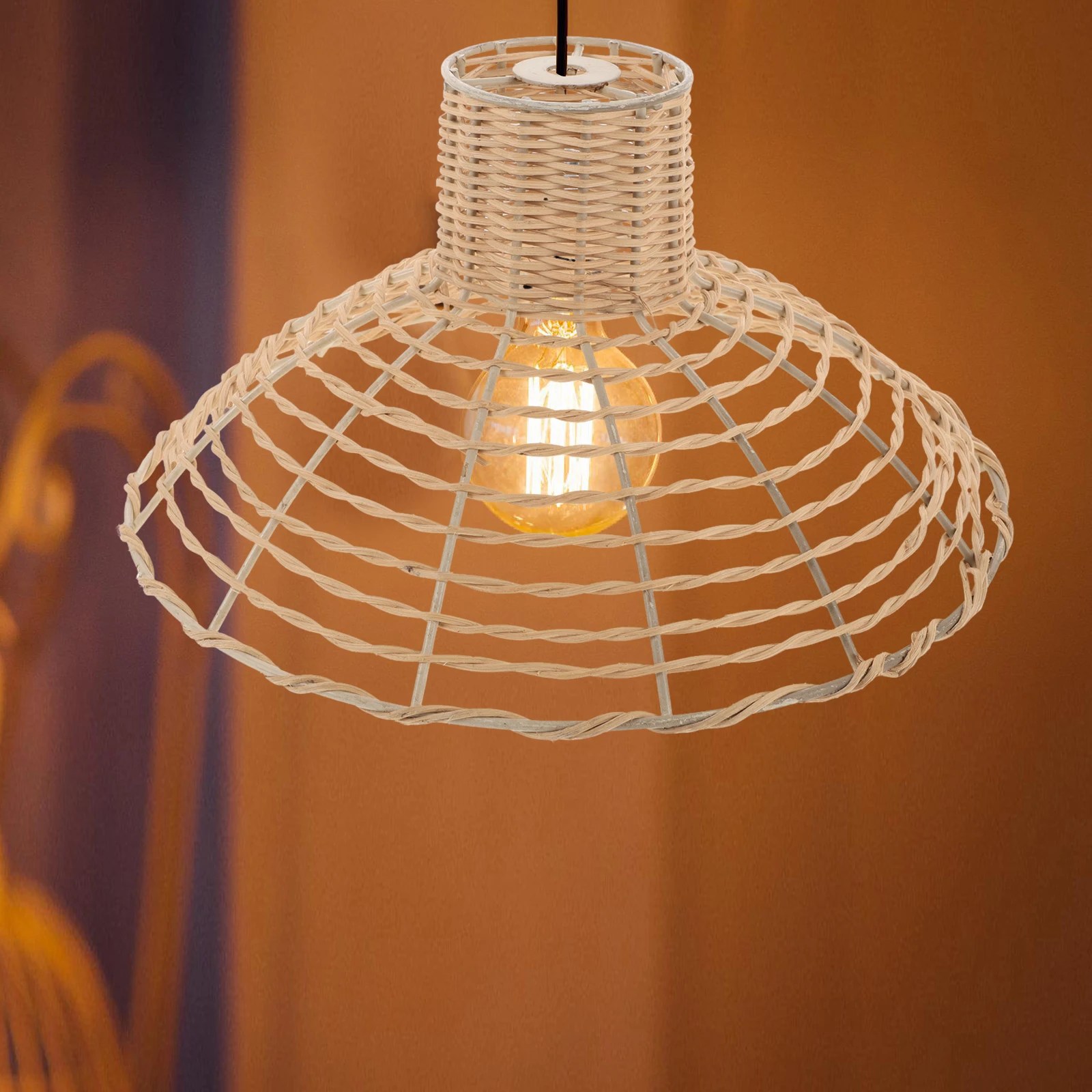 Boho Wicker Pendant Lamp Shade Handwoven Rattan Minimalist Lampshade Replacement for Table Floor Wall Lamps Bedroom Balcony Tea
Boho Wicker Pendant Lamp Shade Handwoven Rattan Minimalist Lampshade Replacement for Table Floor Wall Lamps Bedroom Balcony Tea