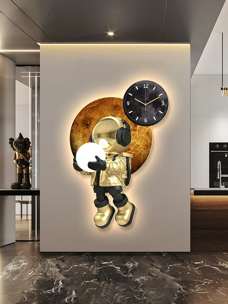 Astronaut Wall Decor Painting, LED Light Painting, Light Luxury, High-end Feeling, Living Room Hanging Painting, Clock Painting
Astronaut Wall Decor Painting, LED Light Painting, Light Luxury, High-end Feeling, Living Room Hanging Painting, Clock Painting
