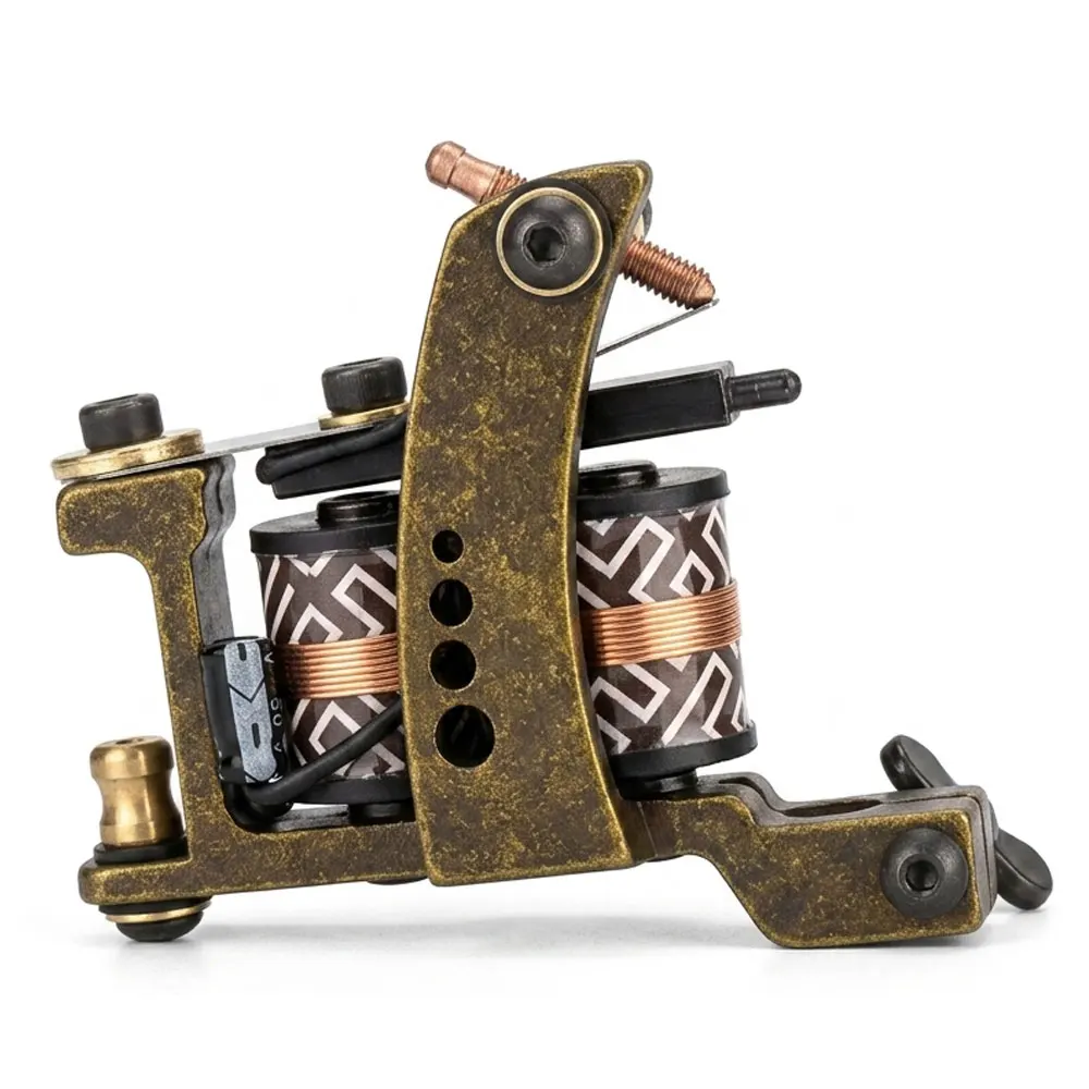 Coils Tattoo Machine 10 Wraps Dual Coils Cast Iron Handmade Tattoo Machine Gun for Liner Shader Professional Beginner Machine
Coils Tattoo Machine 10 Wraps Dual Coils Cast Iron Handmade Tattoo Machine Gun for Liner Shader Professional Beginner Machine