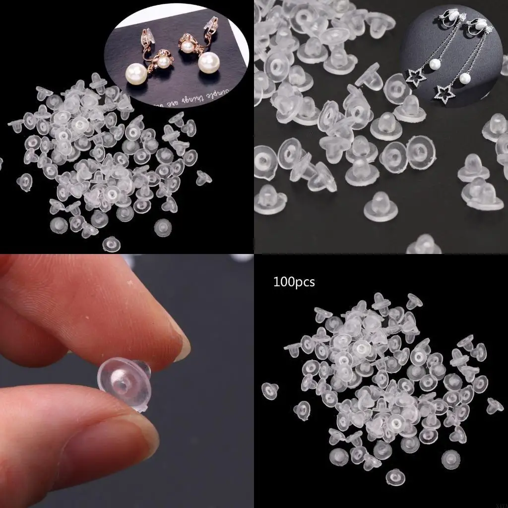 X4YA Earring Pads 100 Pieces Anti-Pain Comfort Earring Cushions Pads Silicone for Clip-on Earrings Clear Earring Back Pads
X4YA Earring Pads 100 Pieces Anti-Pain Comfort Earring Cushions Pads Silicone for Clip-on Earrings Clear Earring Back Pads