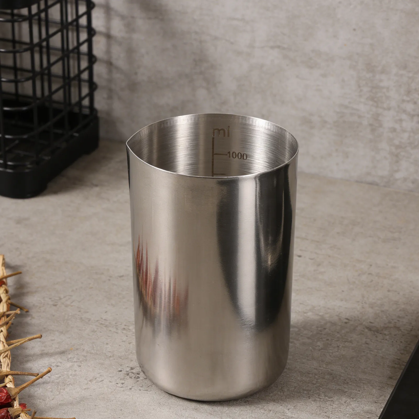 1000Ml Heavy Duty Stainless Steel Graduated Beaker Laboratory Measuring Cup for Science Classrooms Pharmacy Research and Kitchen
1000Ml Heavy Duty Stainless Steel Graduated Beaker Laboratory Measuring Cup for Science Classrooms Pharmacy Research and Kitchen