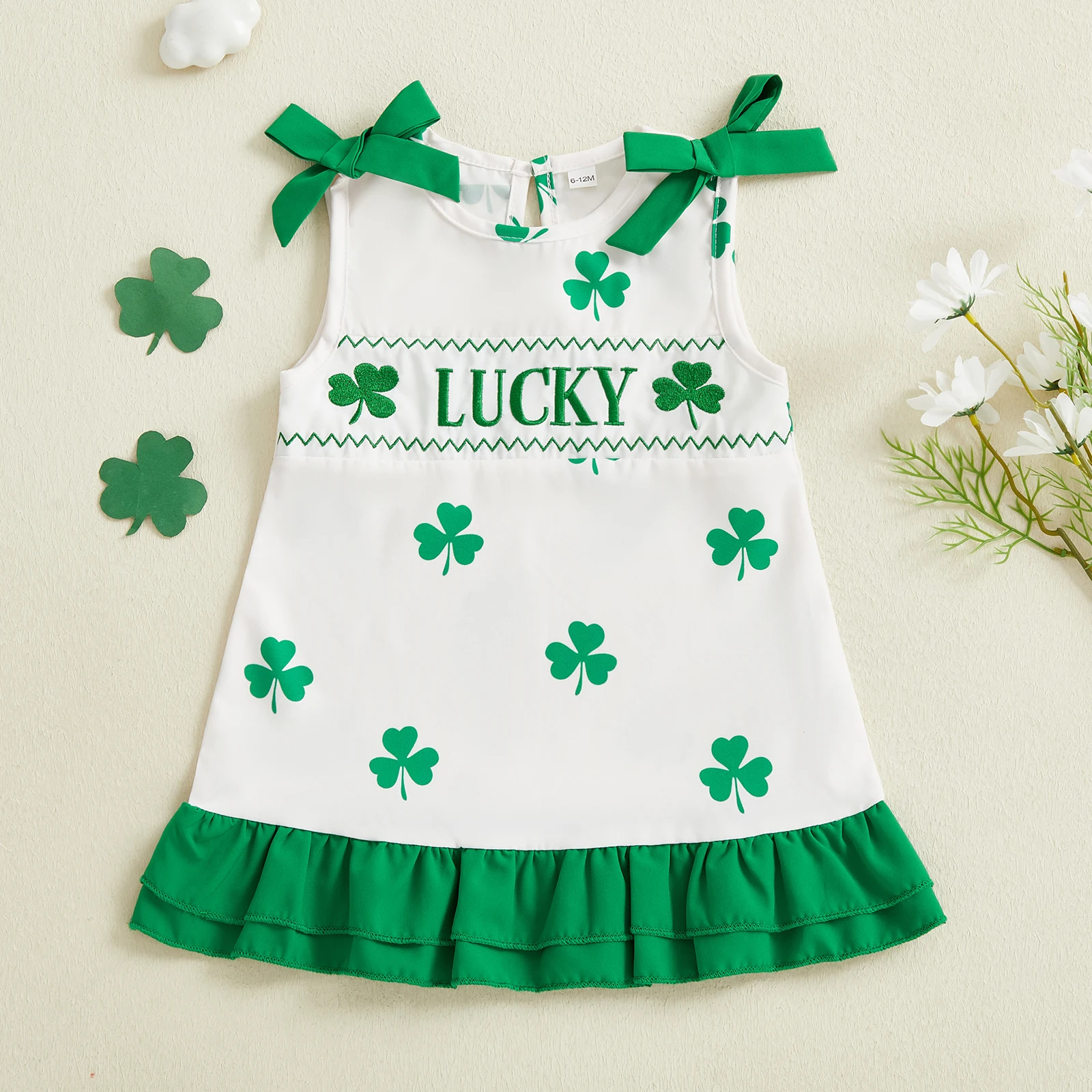 Очаровательное платье без рукавов для маленьких девочек с милым круглым вырезом с цветочным принтом и нежным рюшами по подолу — идеально подходит для лета
Очаровательное платье без рукавов для маленьких девочек с милым круглым вырезом с цветочным принтом и нежным рюшами по подолу — идеально подходит для лета