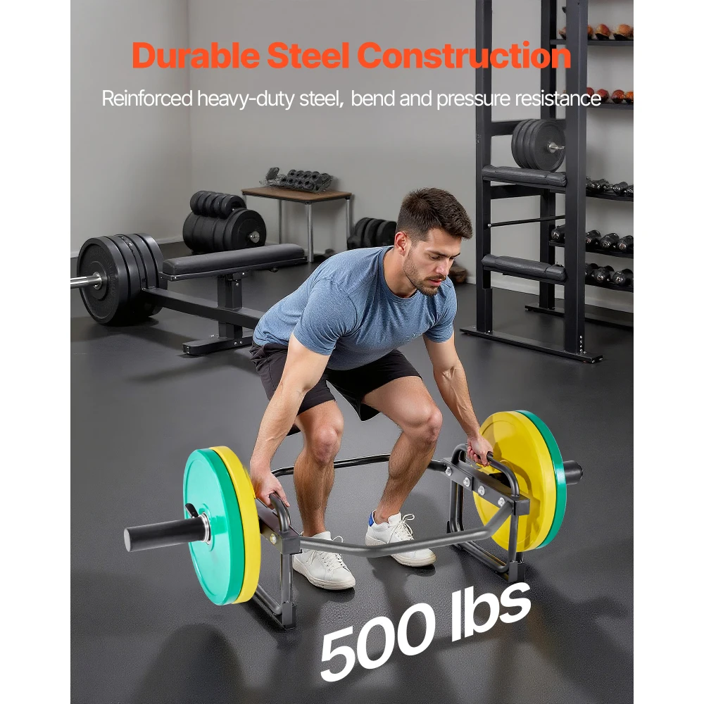 Ye Trap Bar Hex Bar, 2-Inch Hex Barbell, 500 LBS Capacity Shrug Bars, Weightlifting & Strength Training Equipment for Home Gym - Squats, Deadlifts, Shoulder Presses, Black
Ye Trap Bar Hex Bar, 2-Inch Hex Barbell, 500 LBS Capacity Shrug Bars, Weightlifting & Strength Training Equipment for Home Gym - Squats, Deadlifts, Shoulder Presses, Black