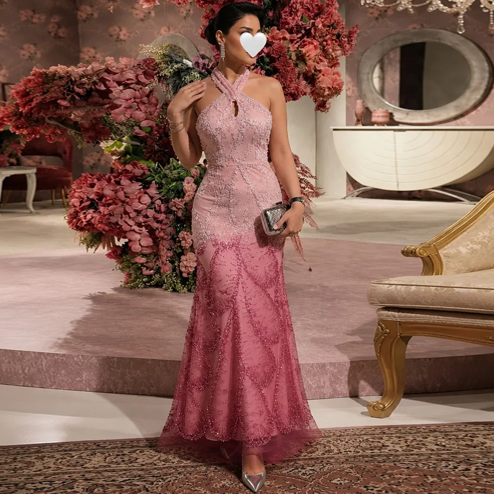 Halter Sleeveless Homecoming Dress Exquisite Beading Mermaid Customized Celebrity Gowns High Quality Organza Evening Dress
Halter Sleeveless Homecoming Dress Exquisite Beading Mermaid Customized Celebrity Gowns High Quality Organza Evening Dress