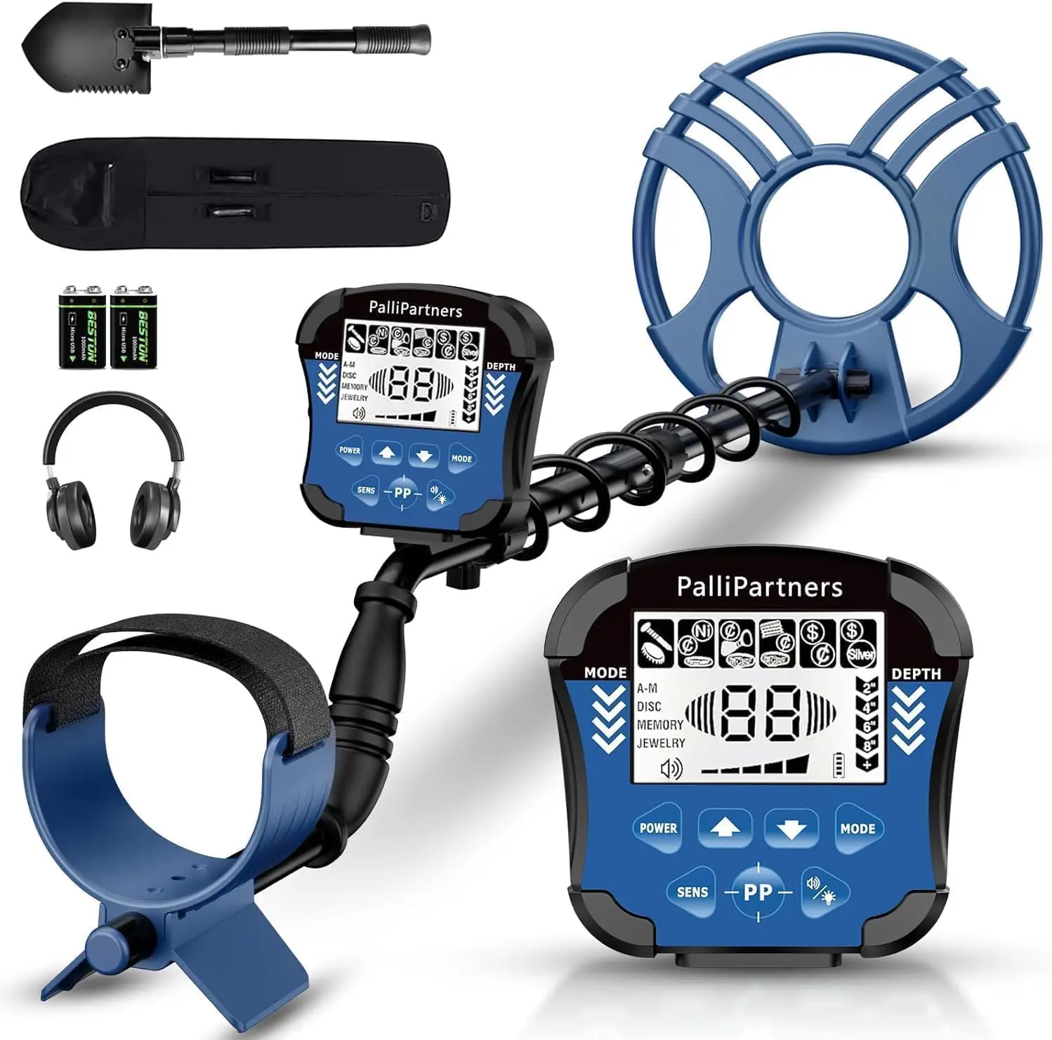 Metal Detector for Adults Waterproof-Professional Higher Accuracy Gold Detector with LCD Display
Metal Detector for Adults Waterproof-Professional Higher Accuracy Gold Detector with LCD Display