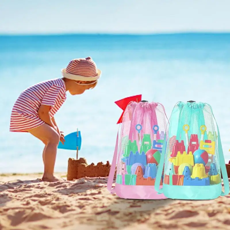 Large Beach Bag Backpack Shell Toys Mesh Bag Adjustable Multifunctional Swimming Carrying Accessories For Vacation Holiday Pool
Large Beach Bag Backpack Shell Toys Mesh Bag Adjustable Multifunctional Swimming Carrying Accessories For Vacation Holiday Pool