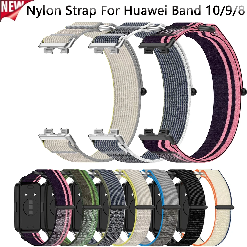 Nylon Woven Loop Strap for Huawei Band 10/9/8 Adjustable Watchband Bracelet Smart Watch Accessories Sports Breathable Watchband
Nylon Woven Loop Strap for Huawei Band 10/9/8 Adjustable Watchband Bracelet Smart Watch Accessories Sports Breathable Watchband