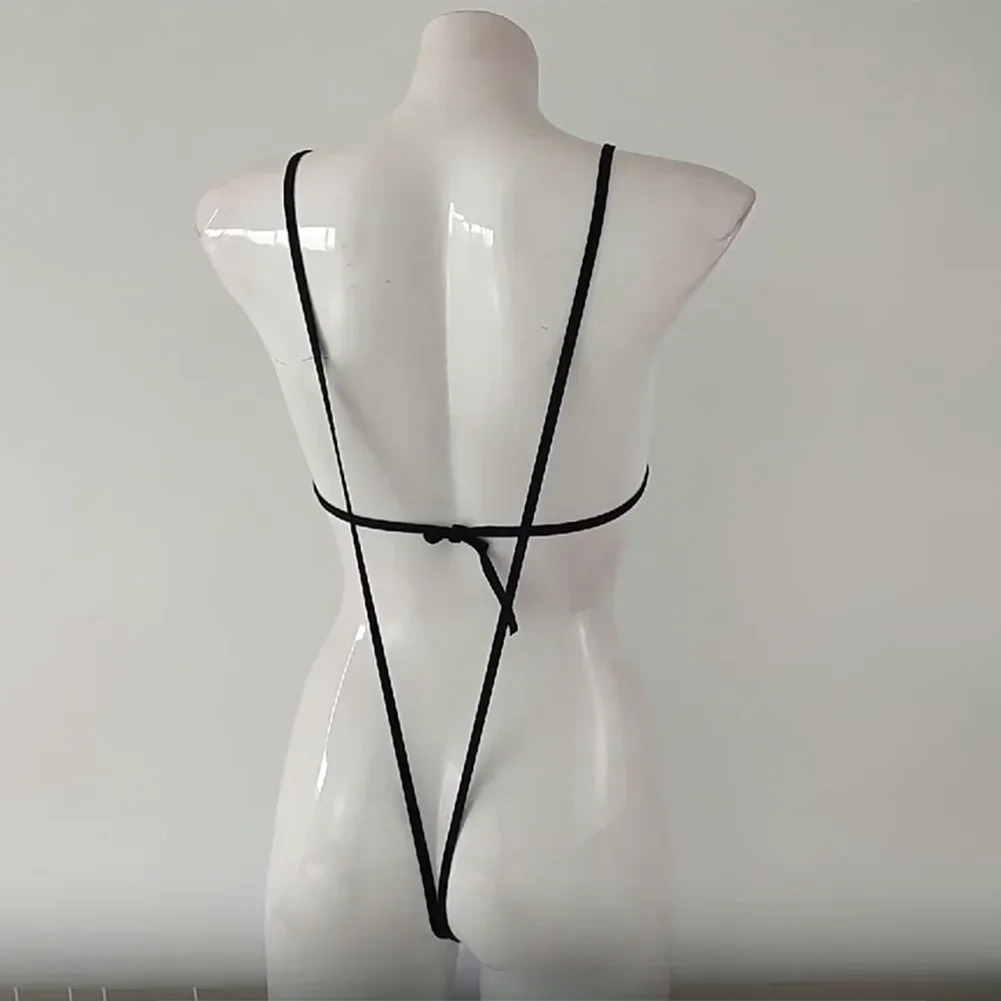 Erotic Lingerie Women Sexy PU Leather Bodysuit Deep V Three Point Leotard Hollow Backless Jumpsuit Seductive Costumes Sleepwear
Erotic Lingerie Women Sexy PU Leather Bodysuit Deep V Three Point Leotard Hollow Backless Jumpsuit Seductive Costumes Sleepwear