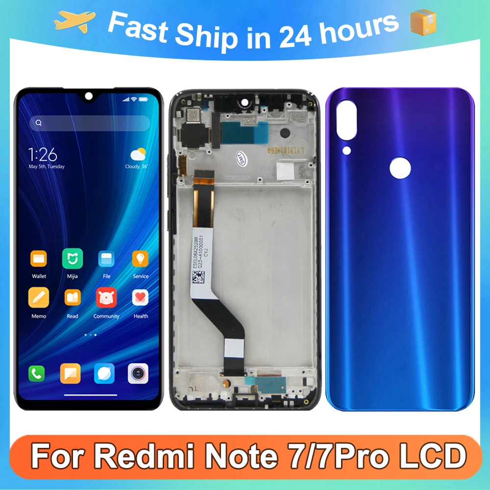 For Xiaomi 6.3''Redmi Note 7 For Redmi Note 7 Pro M1901F7G LCD Display Touch Screen Digitizer Assembly Replacement
For Xiaomi 6.3''Redmi Note 7 For Redmi Note 7 Pro M1901F7G LCD Display Touch Screen Digitizer Assembly Replacement