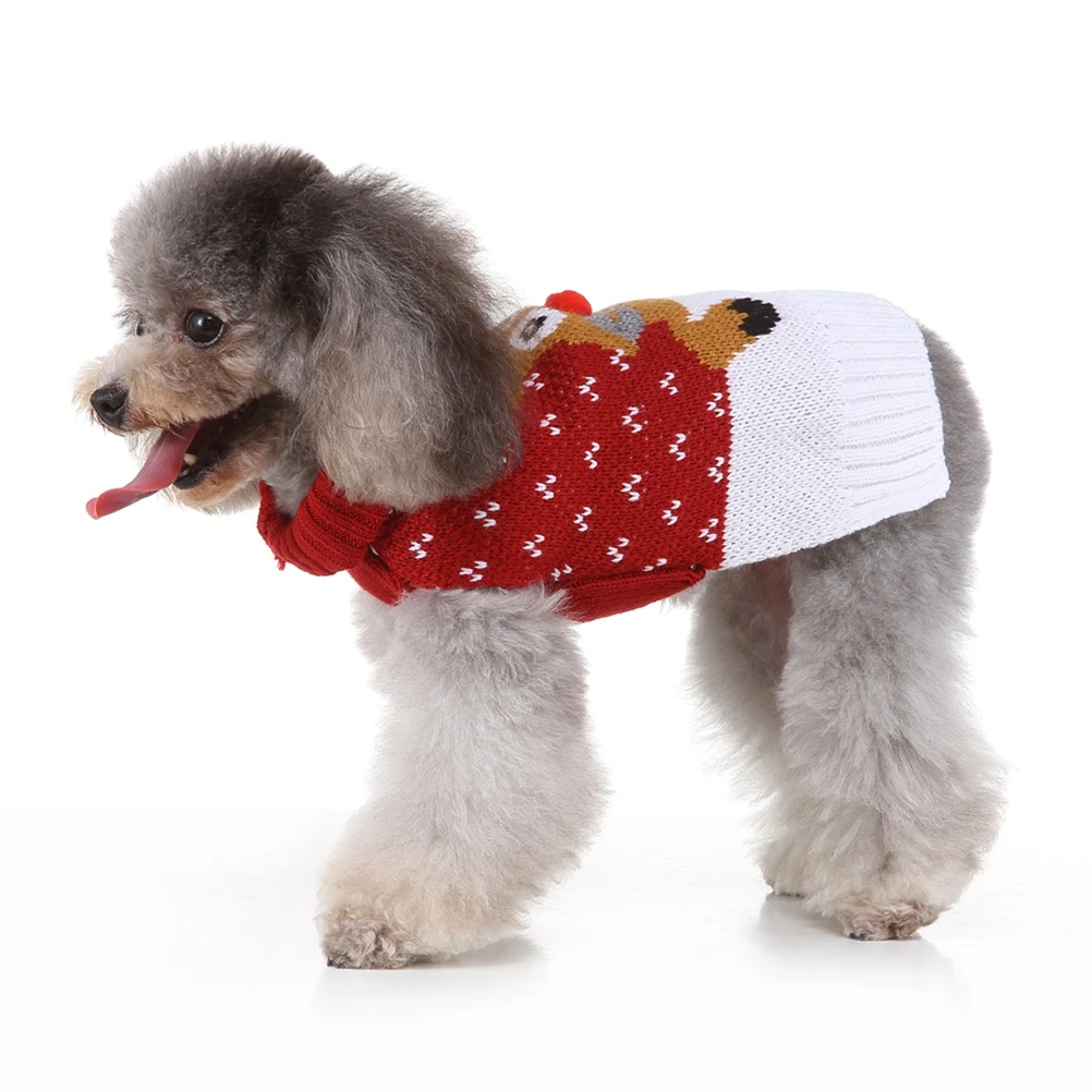 Pet Deer Sweater Stylish Dog Clothes Christmas Costume Apparel Cool Small Pets Outdoor Walking Long Lasting Comfortable Easy to
Pet Deer Sweater Stylish Dog Clothes Christmas Costume Apparel Cool Small Pets Outdoor Walking Long Lasting Comfortable Easy to