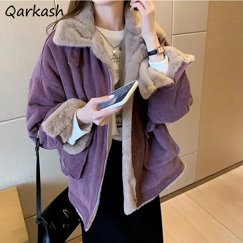 Parkas Women Cargo All-match Coat Thicker Warm Winter Clothes Outerwear College Vintage Wide-waisted Cozy Pockets Korean Style
Parkas Women Cargo All-match Coat Thicker Warm Winter Clothes Outerwear College Vintage Wide-waisted Cozy Pockets Korean Style