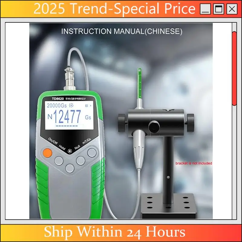 A61Z Deals Permanent Magnet Gauss Meter Handheld Digital Meter Magnetic Flux Meter Surface Magnetic Field Test 5% Accuracy Easy
A61Z Deals Permanent Magnet Gauss Meter Handheld Digital Meter Magnetic Flux Meter Surface Magnetic Field Test 5% Accuracy Easy