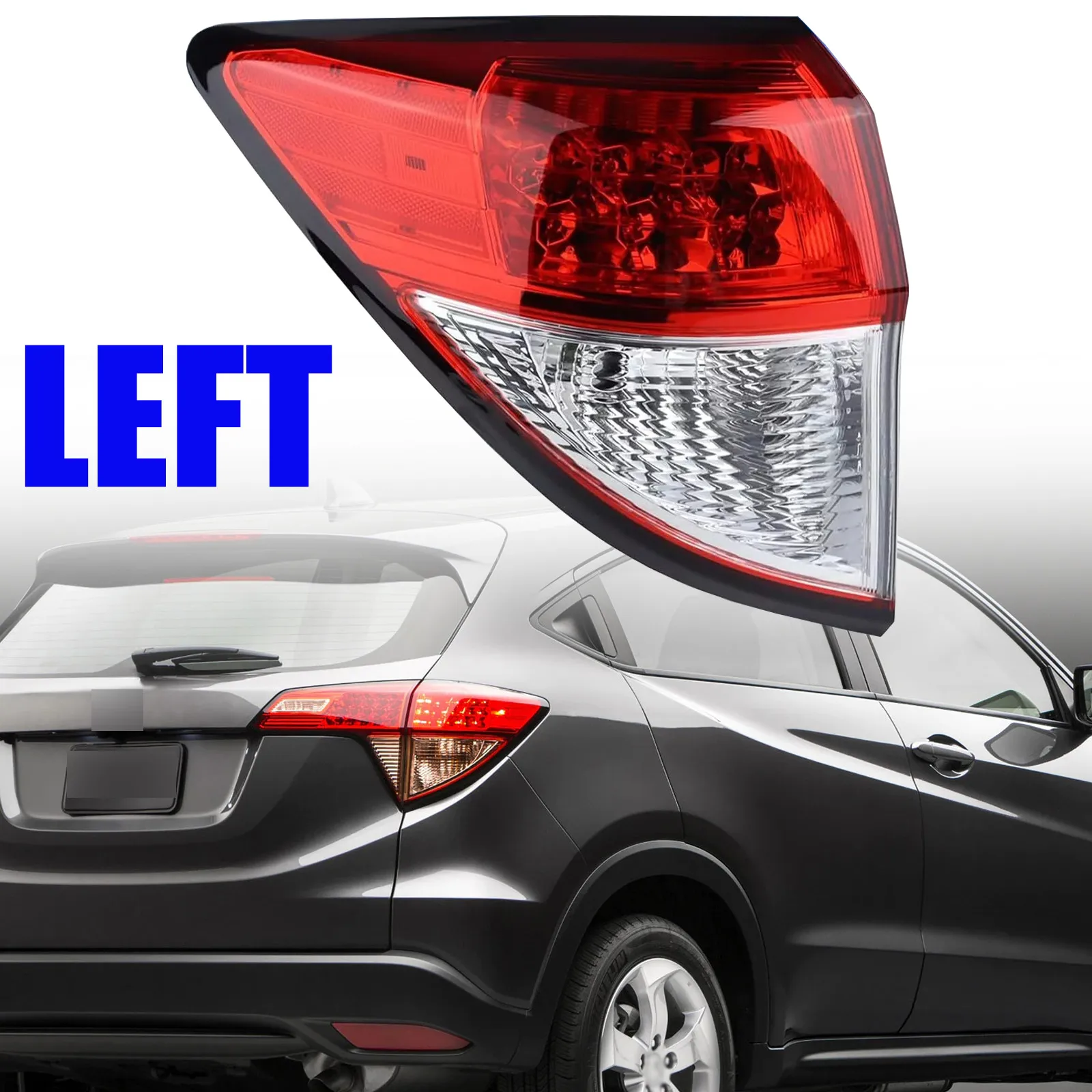 Левый задний внешний светодиодный фонарь (LED) для Honda HR-V HRV 2016-2022, сторона водителя (LH)
Левый задний внешний светодиодный фонарь (LED) для Honda HR-V HRV 2016-2022, сторона водителя (LH)