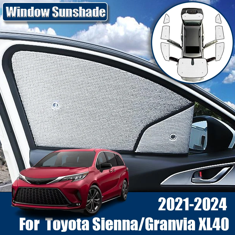 Car Sun Visor For Toyota Sienna 2024 Accessories Granvia XL40 2021 2022 2023 2024 Sunshade Windshield Anti-UV Visor Cover Tools
Car Sun Visor For Toyota Sienna 2024 Accessories Granvia XL40 2021 2022 2023 2024 Sunshade Windshield Anti-UV Visor Cover Tools
