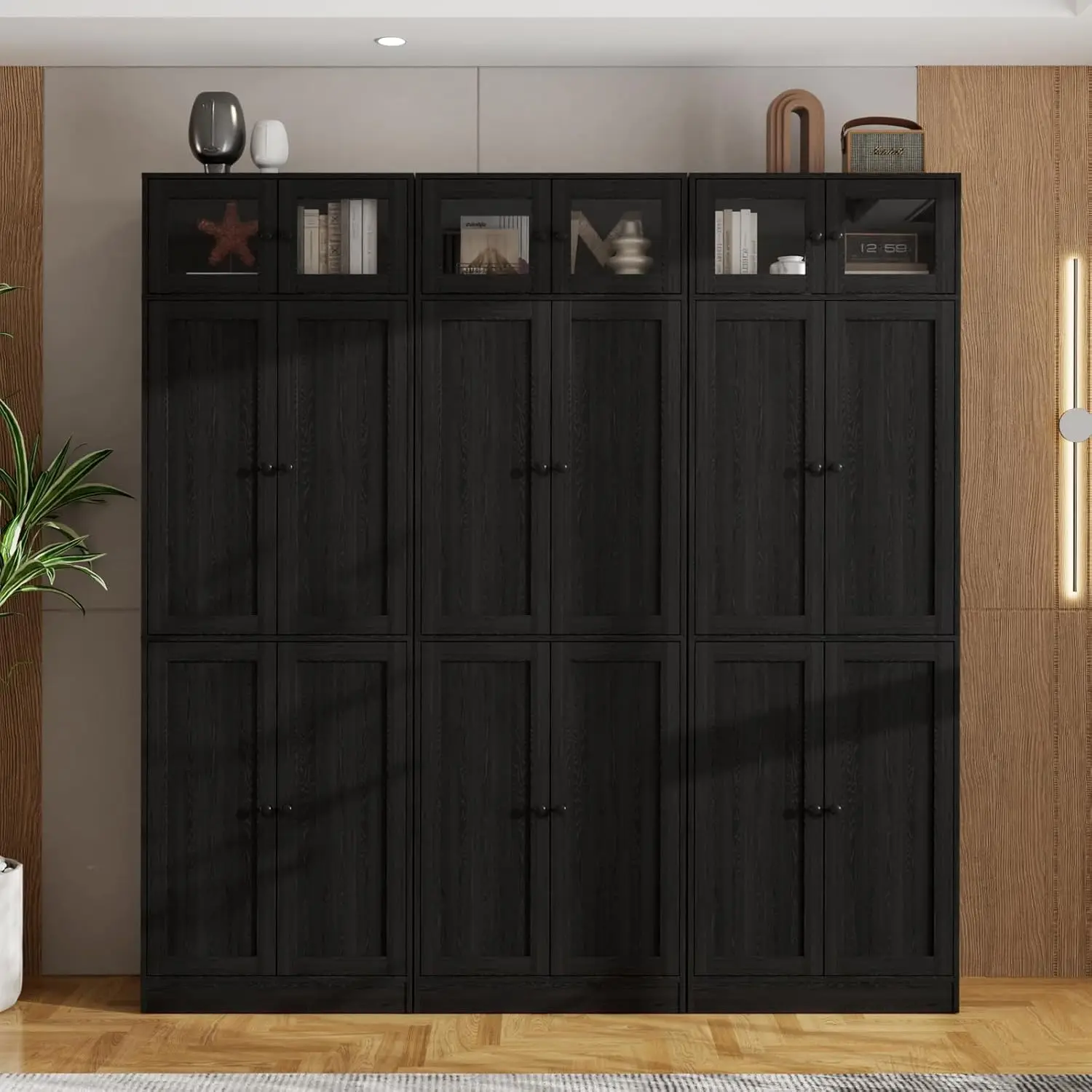 Classic Pantry Cabinet for Kitchen, Bookcases with Doors and Shelves for Home Office, 7-Tier Woodern Cabinets with, Customized
Classic Pantry Cabinet for Kitchen, Bookcases with Doors and Shelves for Home Office, 7-Tier Woodern Cabinets with, Customized