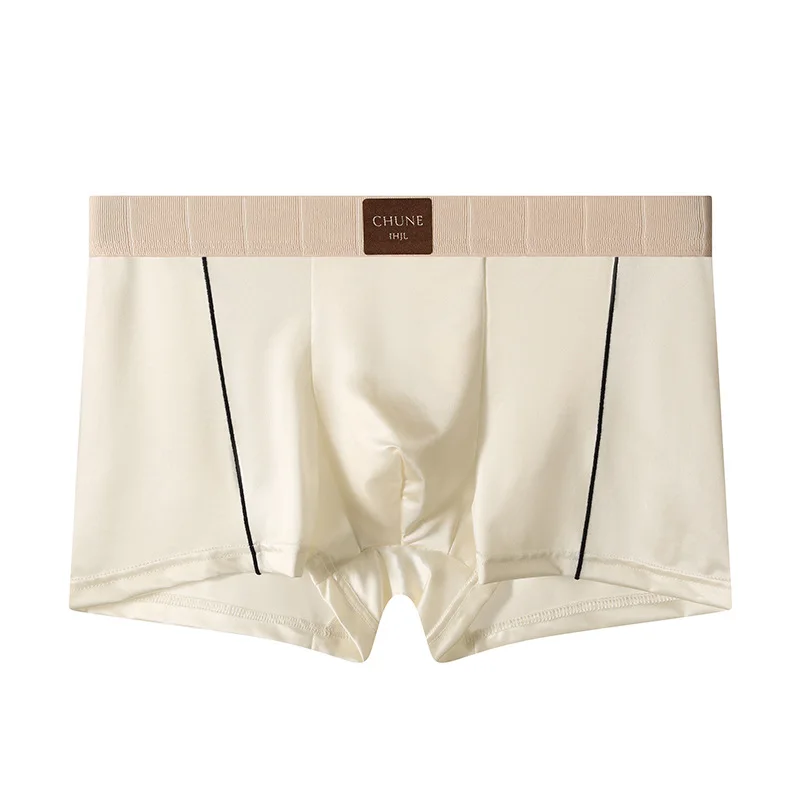 Silky Satin Boxer Men Ice Silk Seamless Underwear U Convex Pouch Underpants Solid Mid Waist Panties Stretch Pajamas Sleep Shorts
Silky Satin Boxer Men Ice Silk Seamless Underwear U Convex Pouch Underpants Solid Mid Waist Panties Stretch Pajamas Sleep Shorts