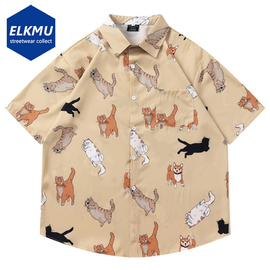 Funny Cats Dogs Graphic Shirts Men Summer Loose Short Sleeve Shirts Man Button Up Blouse Tops 2024
Funny Cats Dogs Graphic Shirts Men Summer Loose Short Sleeve Shirts Man Button Up Blouse Tops 2024