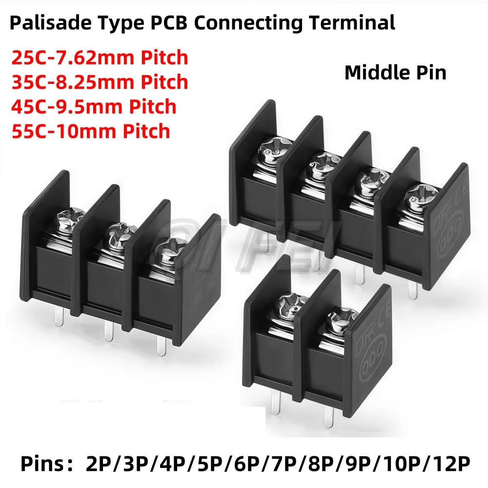 5pcs KF25C 35C 45C 55C Palisade Type PCB Connecting Terminal Connector 7.62mm 8.25mm 9.5mm 10mm 2Pin 3P 4P 5P 6P 7P 8P 10 12 Pin
5pcs KF25C 35C 45C 55C Palisade Type PCB Connecting Terminal Connector 7.62mm 8.25mm 9.5mm 10mm 2Pin 3P 4P 5P 6P 7P 8P 10 12 Pin