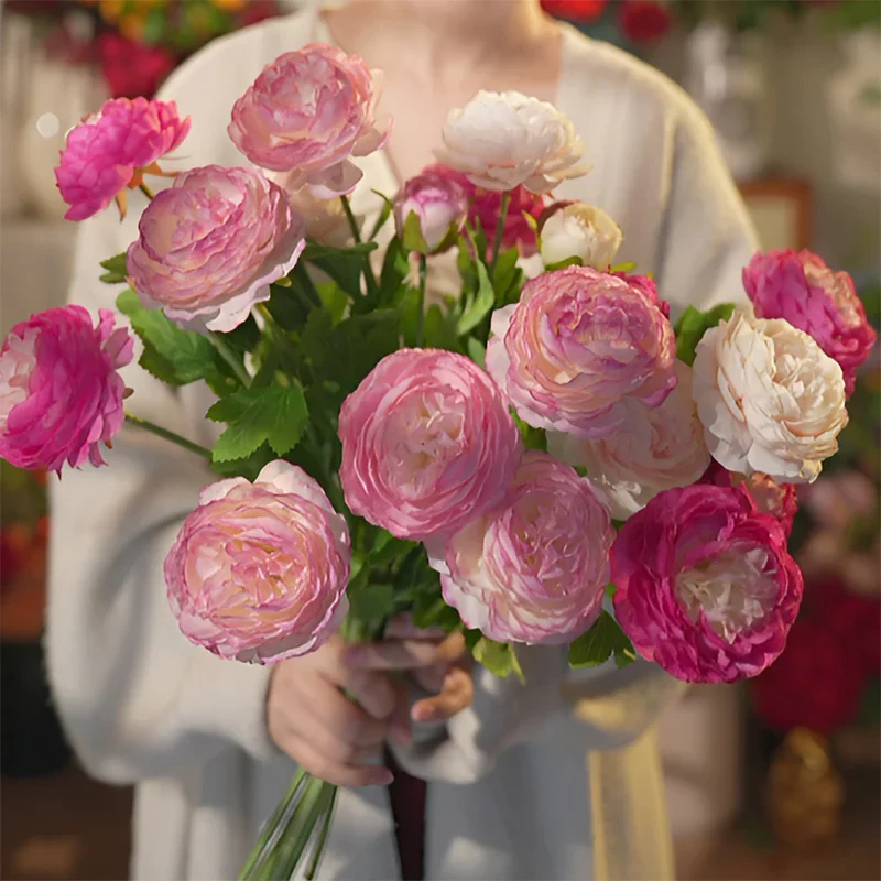 10/5/1Pcs Artificial Flowers Fake Flower Bouquet for Mother's Day Gifts, Home Floral Arrangement & Wedding Party Decor
10/5/1Pcs Artificial Flowers Fake Flower Bouquet for Mother's Day Gifts, Home Floral Arrangement & Wedding Party Decor