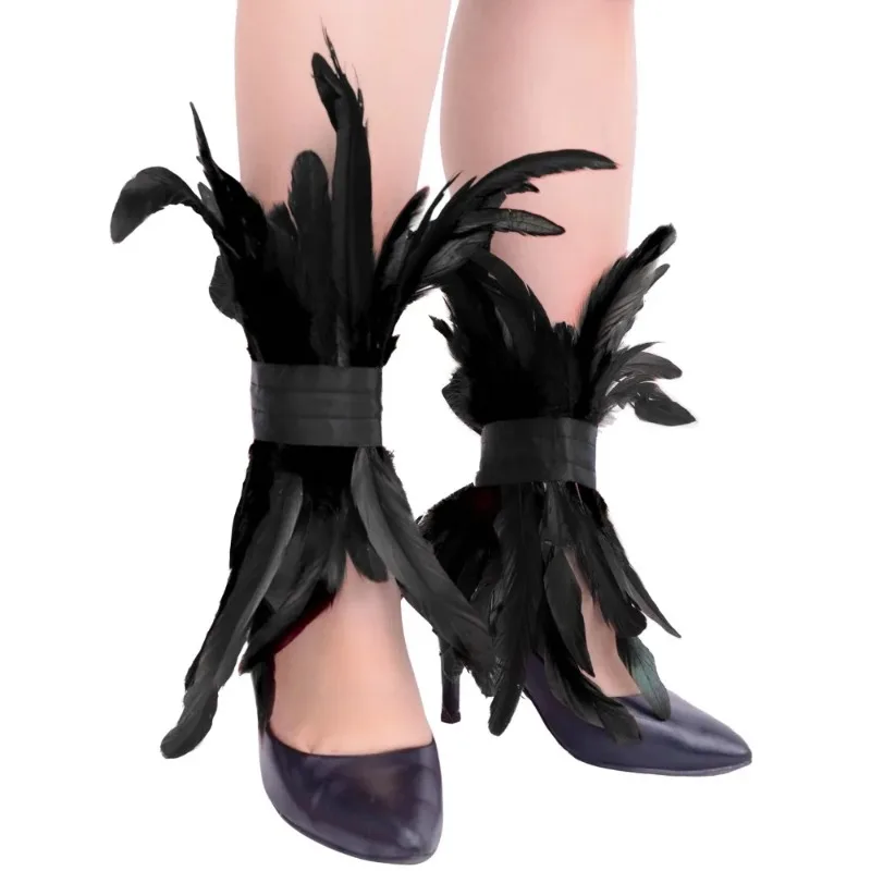 Женский браслет на ногу с перьями, цепочка на ногу в стиле панк, аксессуар для костюма на Хэллоуин, готическое бохо-украшение, праздничный дерзкий аксессуар для тела, декоративное украшение
Женский браслет на ногу с перьями, цепочка на ногу в стиле панк, аксессуар для костюма на Хэллоуин, готическое бохо-украшение, праздничный дерзкий аксессуар для тела, декоративное украшение