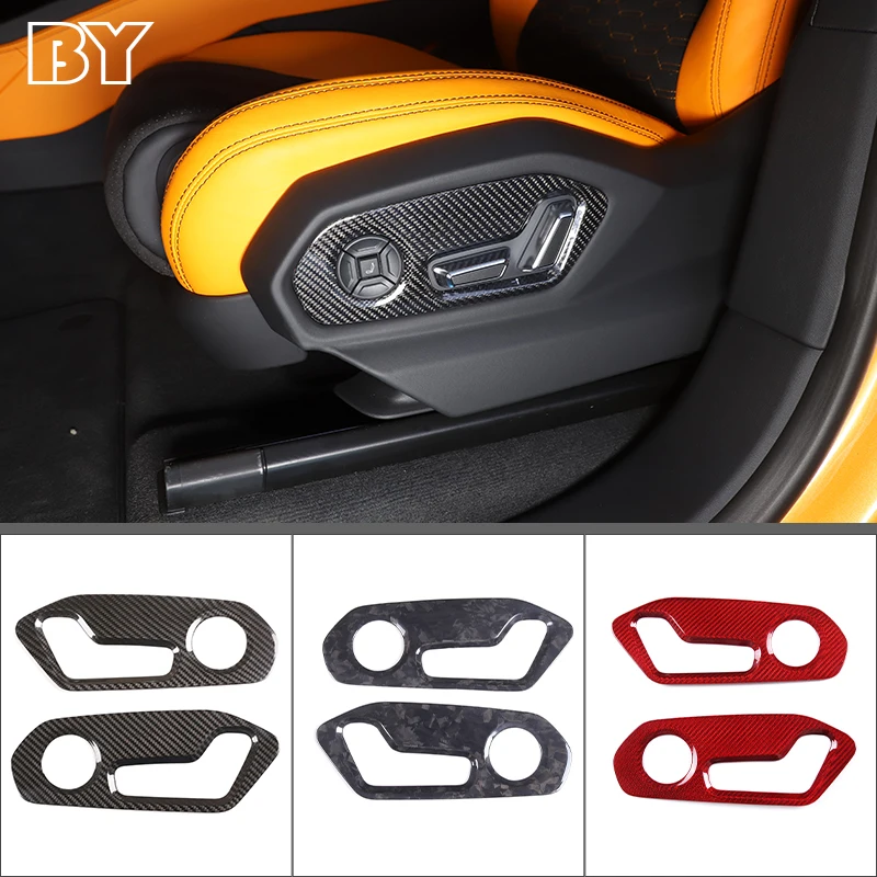 Real Carbon Fiber Car Seat Adjusting Switch Knob Panel Cover Decoration Sticker For Lamborghini URUS 2018-2021 Accessories
Real Carbon Fiber Car Seat Adjusting Switch Knob Panel Cover Decoration Sticker For Lamborghini URUS 2018-2021 Accessories