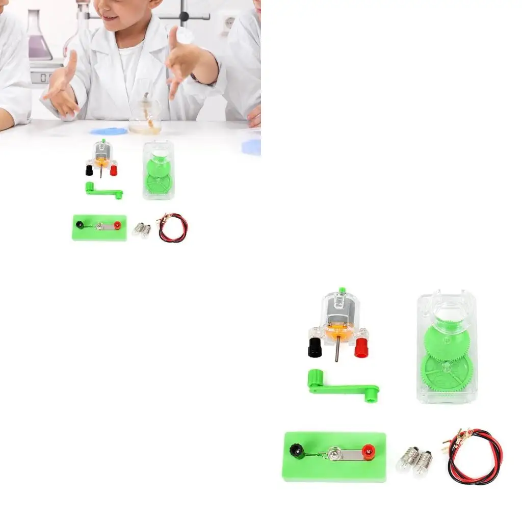 Hand Crank Generator Model Kits Science Experiment Kits Generator Motor Set
Hand Crank Generator Model Kits Science Experiment Kits Generator Motor Set