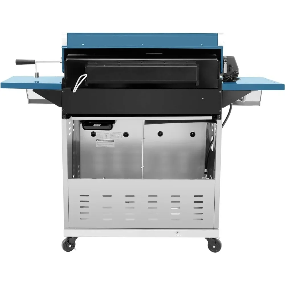 Комплект гриля для барбекю в стиле пропанового газового гриля, горелка Sear 74,000 БТЕ для вечеринки на открытом воздухе, синий
Комплект гриля для барбекю в стиле пропанового газового гриля, горелка Sear 74,000 БТЕ для вечеринки на открытом воздухе, синий