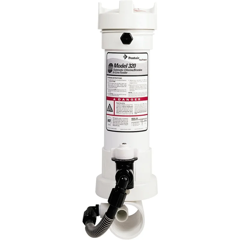 Pentair R171096 Rainbow 320 Automatic in-Line Chlorine/Bromine Feeder for Pool and Spa
Pentair R171096 Rainbow 320 Automatic in-Line Chlorine/Bromine Feeder for Pool and Spa