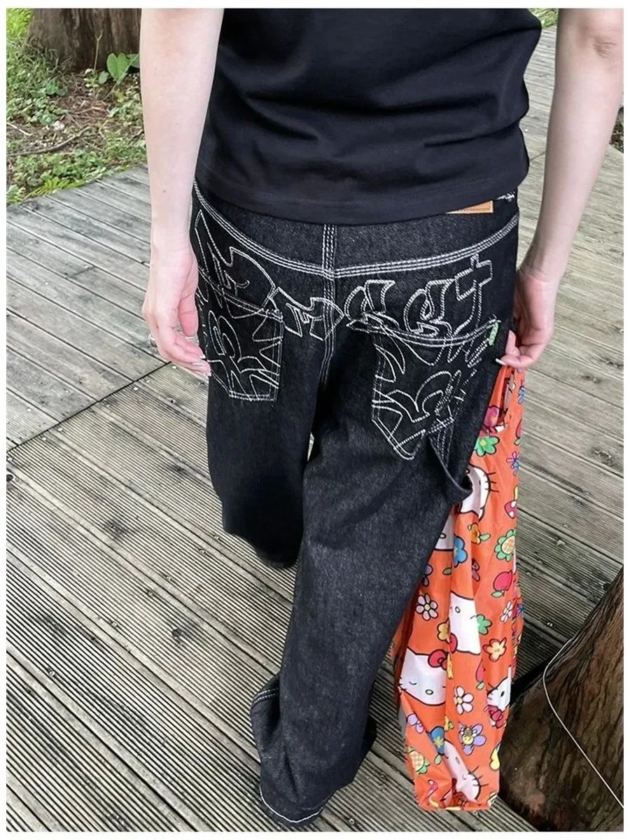 Retro Loose Straight Leg Pants for Women Casual High Waist Polyester Fiber Straight Tube Trousers Comfortable Fit Daily Wear
Retro Loose Straight Leg Pants for Women Casual High Waist Polyester Fiber Straight Tube Trousers Comfortable Fit Daily Wear