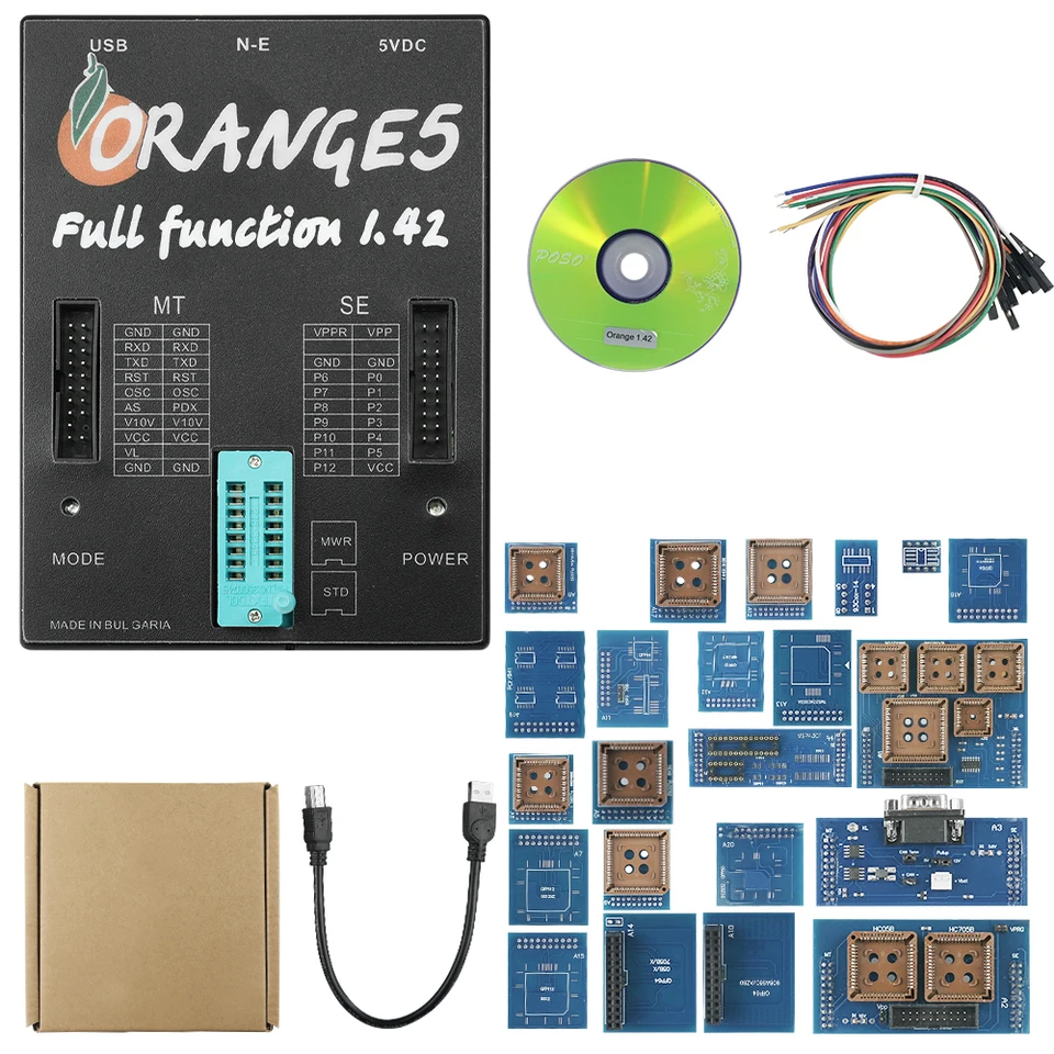 Orange5 Programmer V1.42 Full Authorization ECU Engine Analyzer Device with 1.42 Dongle Activates Programming
Orange5 Programmer V1.42 Full Authorization ECU Engine Analyzer Device with 1.42 Dongle Activates Programming
