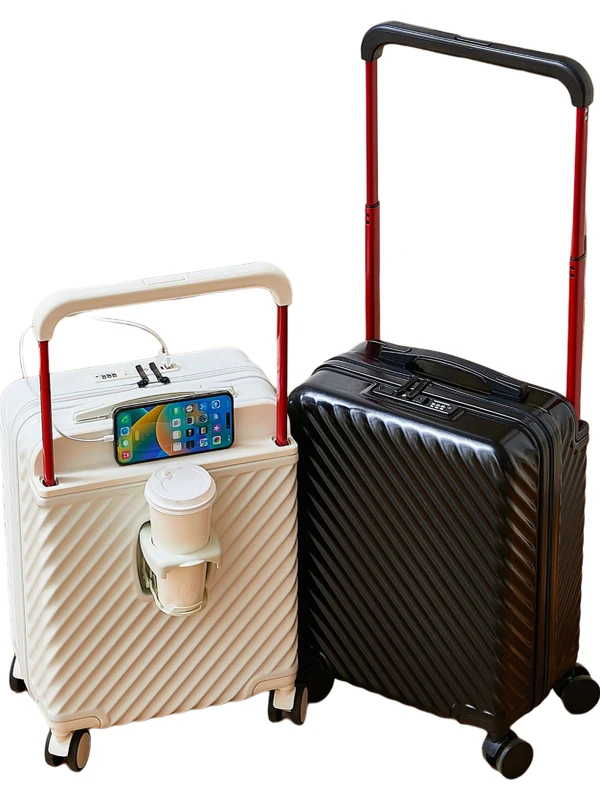 2025 Smart Bag Small Large Carry on Suitcase with Wide Handle ex Travel Bag ABS+PC Material Zipper Closure Rolling Wheels
2025 Smart Bag Small Large Carry on Suitcase with Wide Handle ex Travel Bag ABS+PC Material Zipper Closure Rolling Wheels