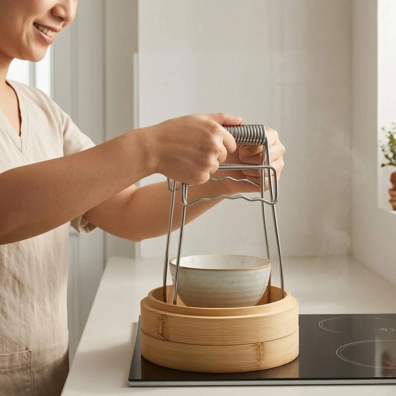Stainless Steel Dish Lifter Heat-Resistant Hot Plate Grabber Hot Plate Gripper Easy to Use Kitchen Tool Compact
Stainless Steel Dish Lifter Heat-Resistant Hot Plate Grabber Hot Plate Gripper Easy to Use Kitchen Tool Compact