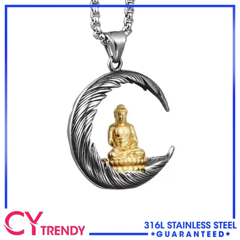 Mens Womens Gold Plated Stainless Steel Tibet Buddhist Buddha Pendant Necklace Chain Accessories
Mens Womens Gold Plated Stainless Steel Tibet Buddhist Buddha Pendant Necklace Chain Accessories