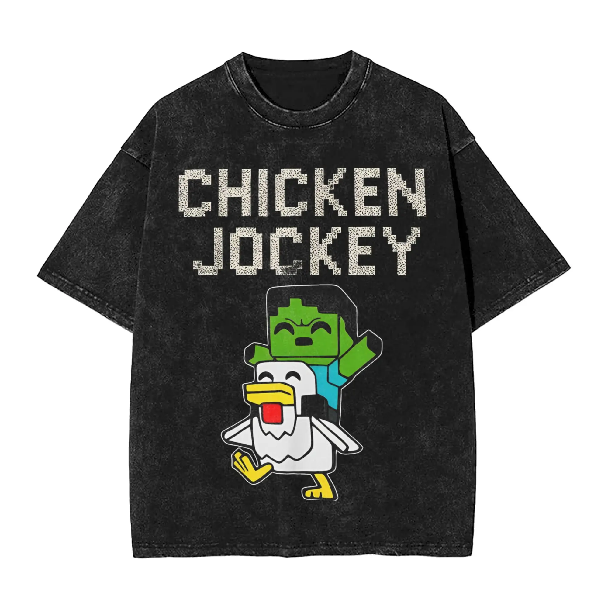 Harajuku Washed Shirt Chicken Jockey Outfit Vintage T-Shirts High Street Streetwear Cotton Summer Tops Tees
Harajuku Washed Shirt Chicken Jockey Outfit Vintage T-Shirts High Street Streetwear Cotton Summer Tops Tees