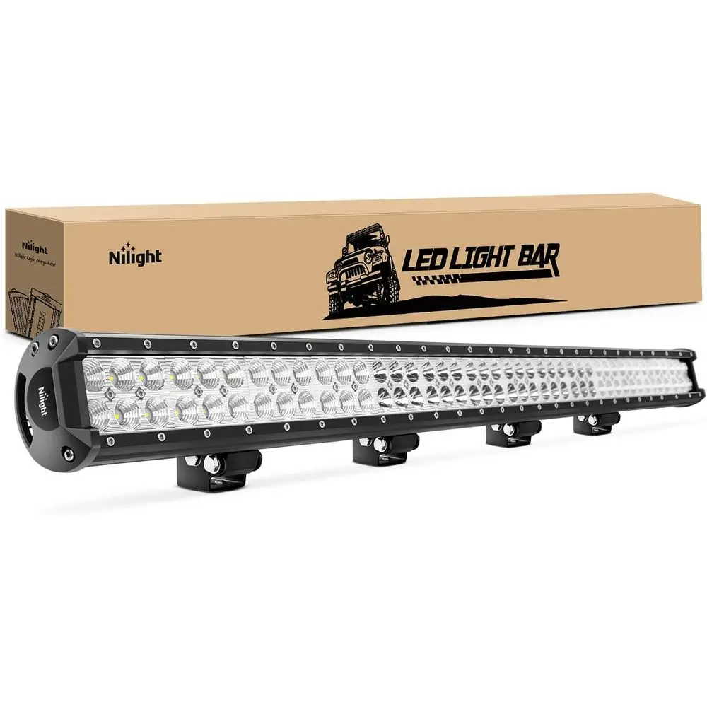 Nilight 39Inch 252W Led Light Bar Spot lood Combo 24V 12V Boat Lighting O road Driving Work Lights or Van Camper Wagon Car Picku
Nilight 39Inch 252W Led Light Bar Spot lood Combo 24V 12V Boat Lighting O road Driving Work Lights or Van Camper Wagon Car Picku